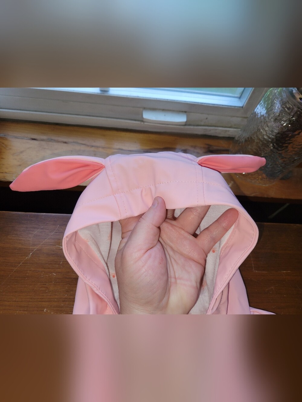 Cat & Jack 2T Rabbit Rain Jacket - Picture 6 of 9